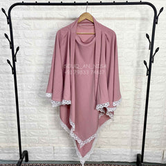 Diamond Khimar With Lace