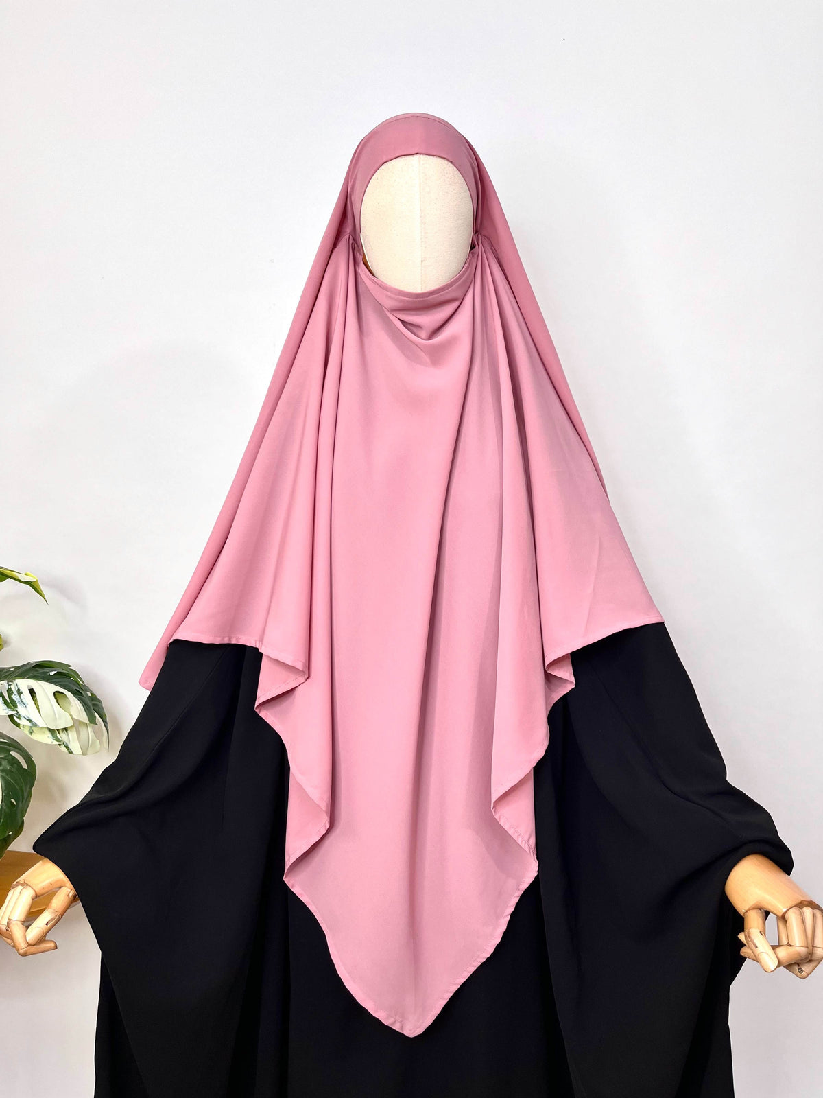 Pastel Pink Diamond Khimar