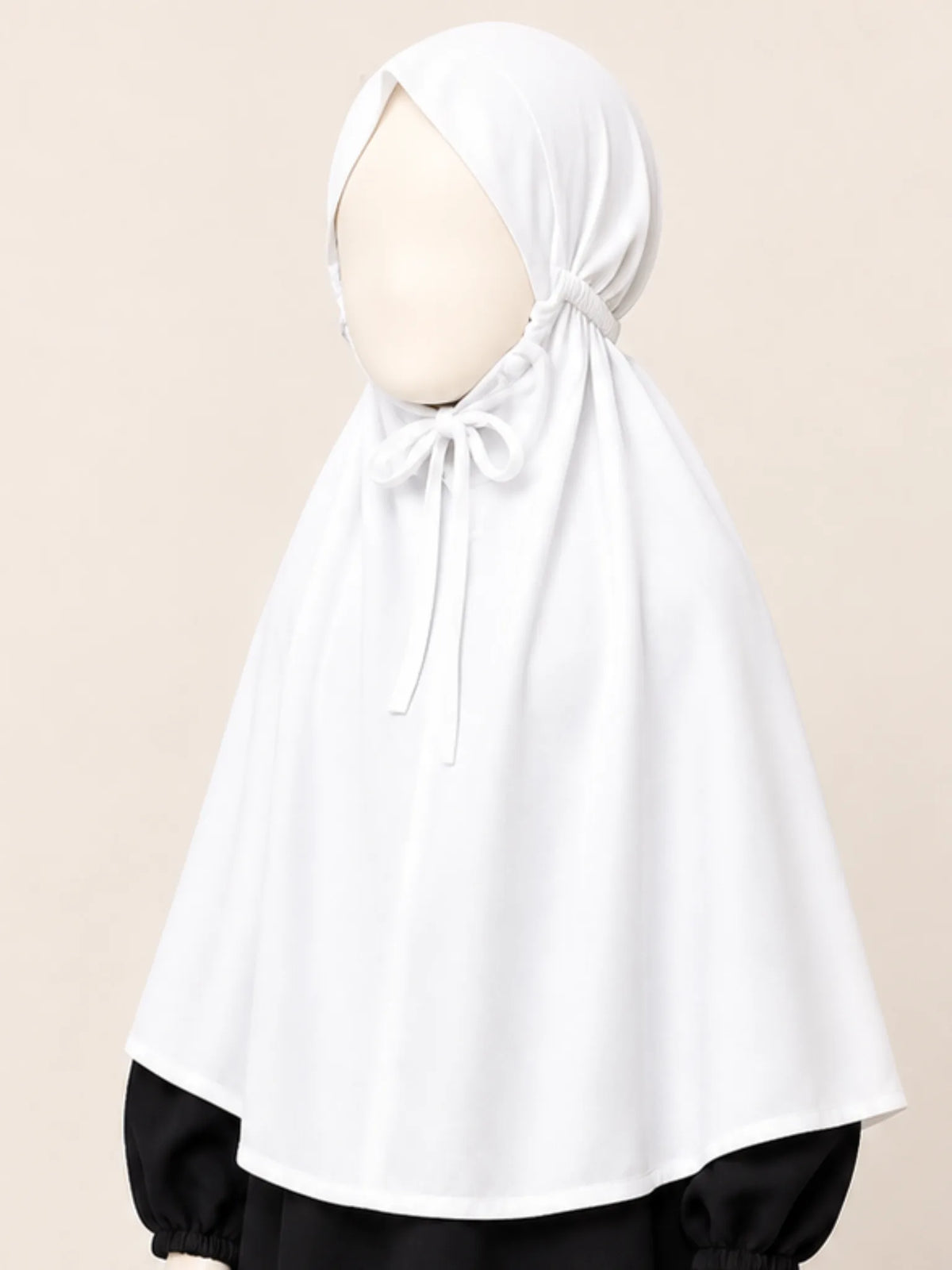 White Kids Khimar