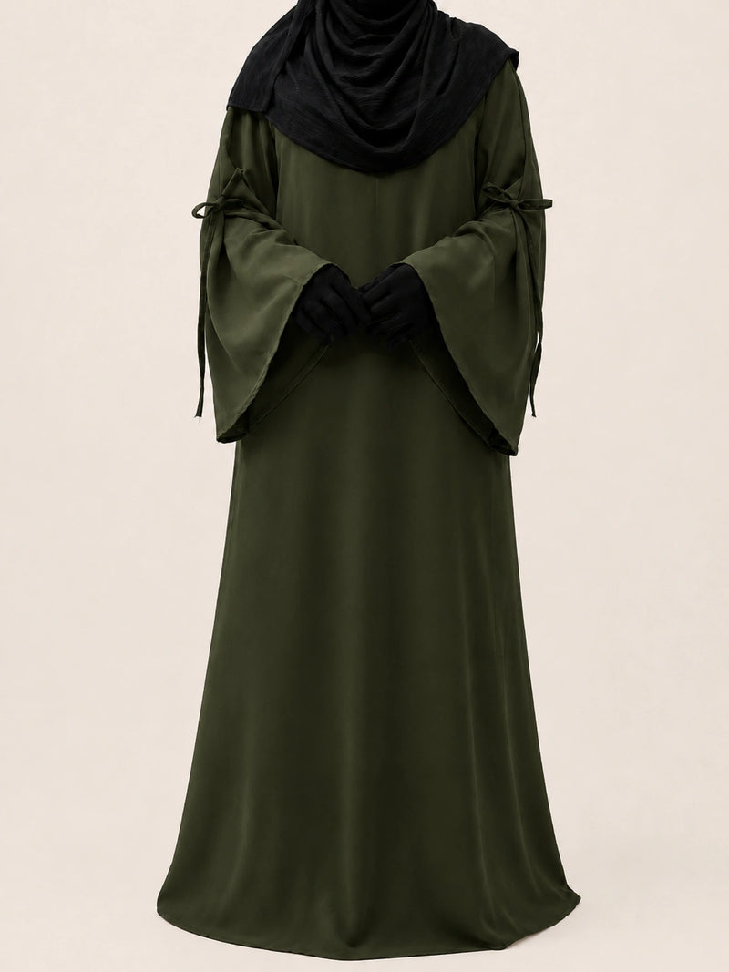 Olive Laiba Basic Abaya