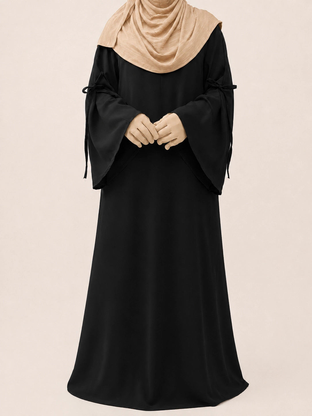 Black Laiba Basic Abaya