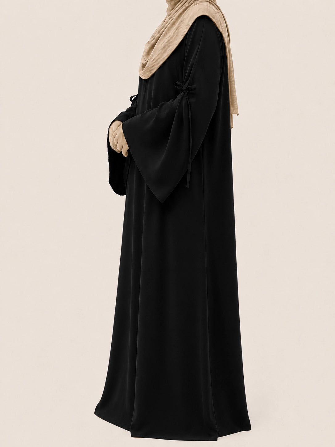 Black Laiba Basic Abaya