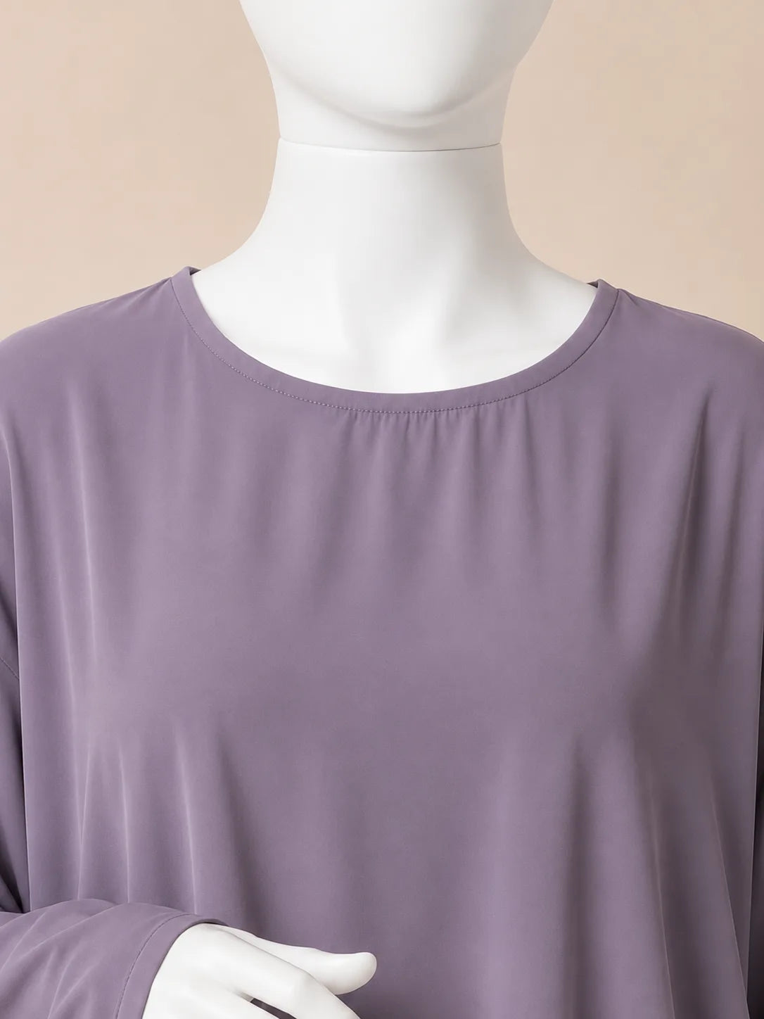 Lavender Two Pc Jilbab With Skirt