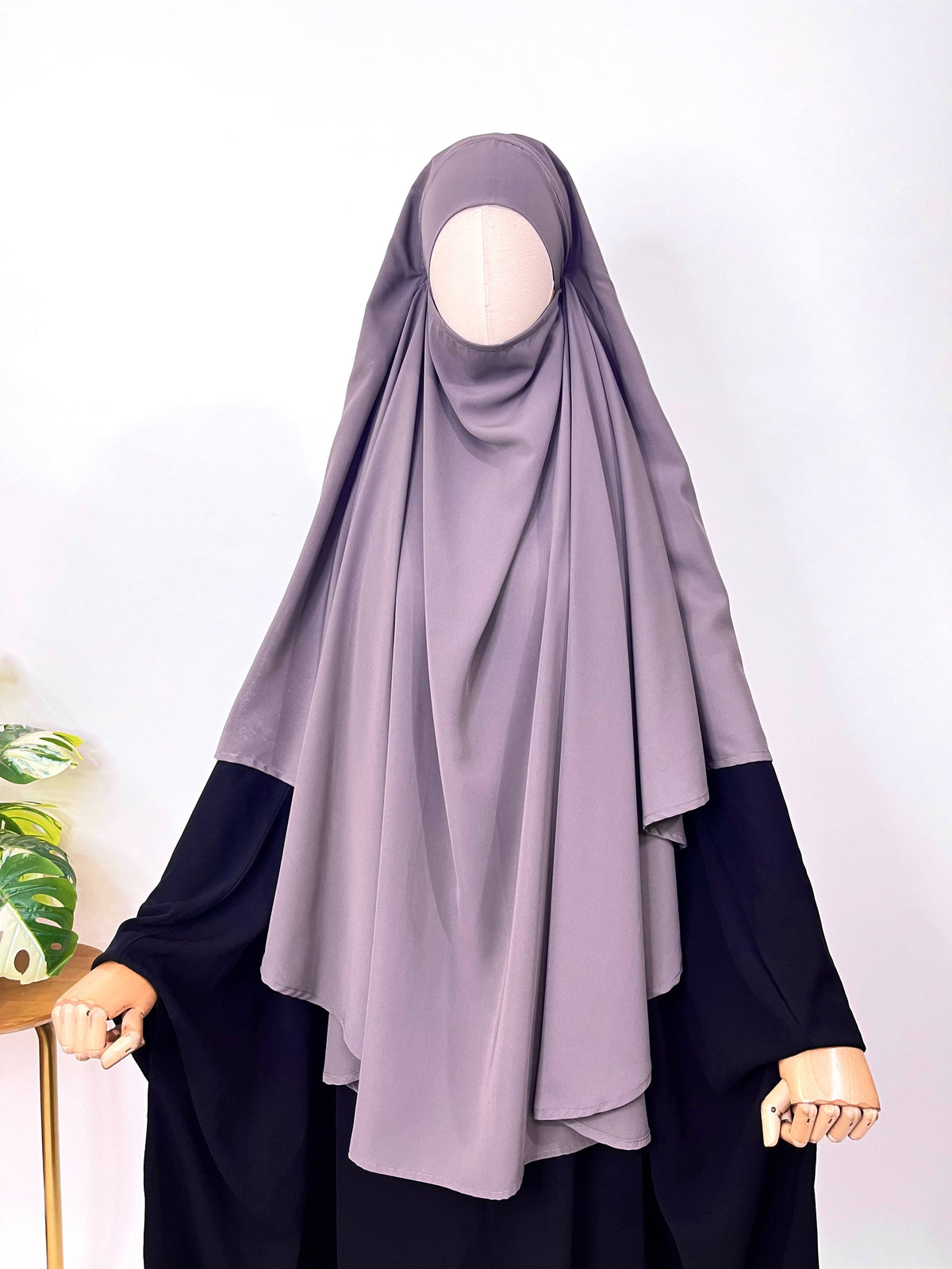 Lavender Round Khimar