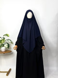 Navy Blue Diamond Khimar