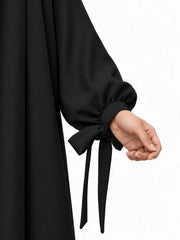 Black Rahma Nursing Abaya