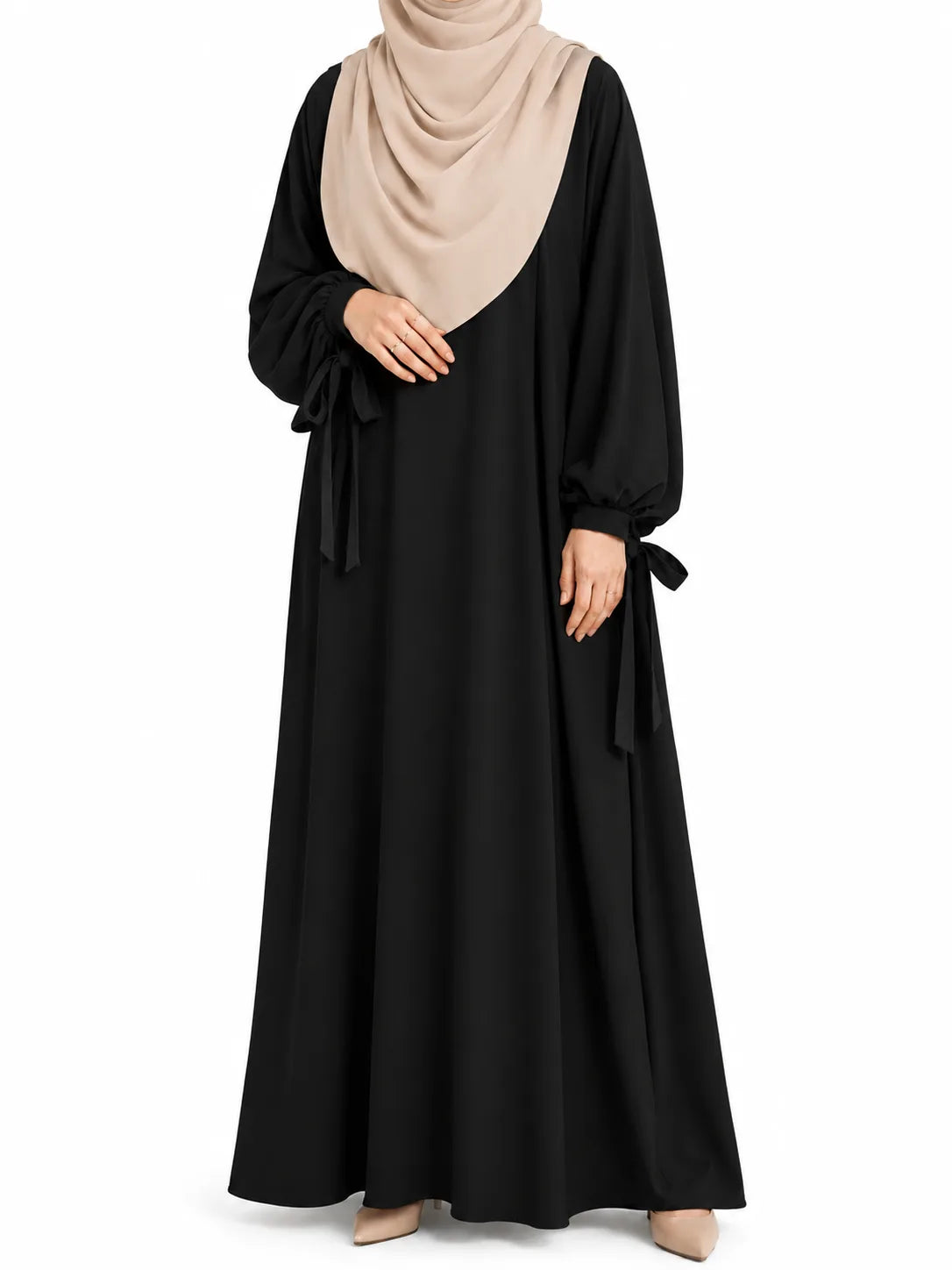 Black Rahma Nursing Abaya