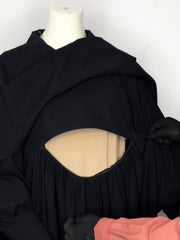 Nursing Abaya With Cape