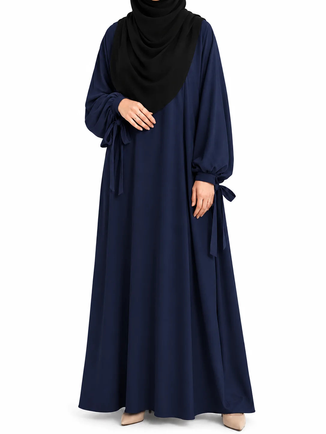 Navy Blue Rahma Nursing Abaya