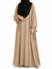 Beige Rahma Nursing Abaya