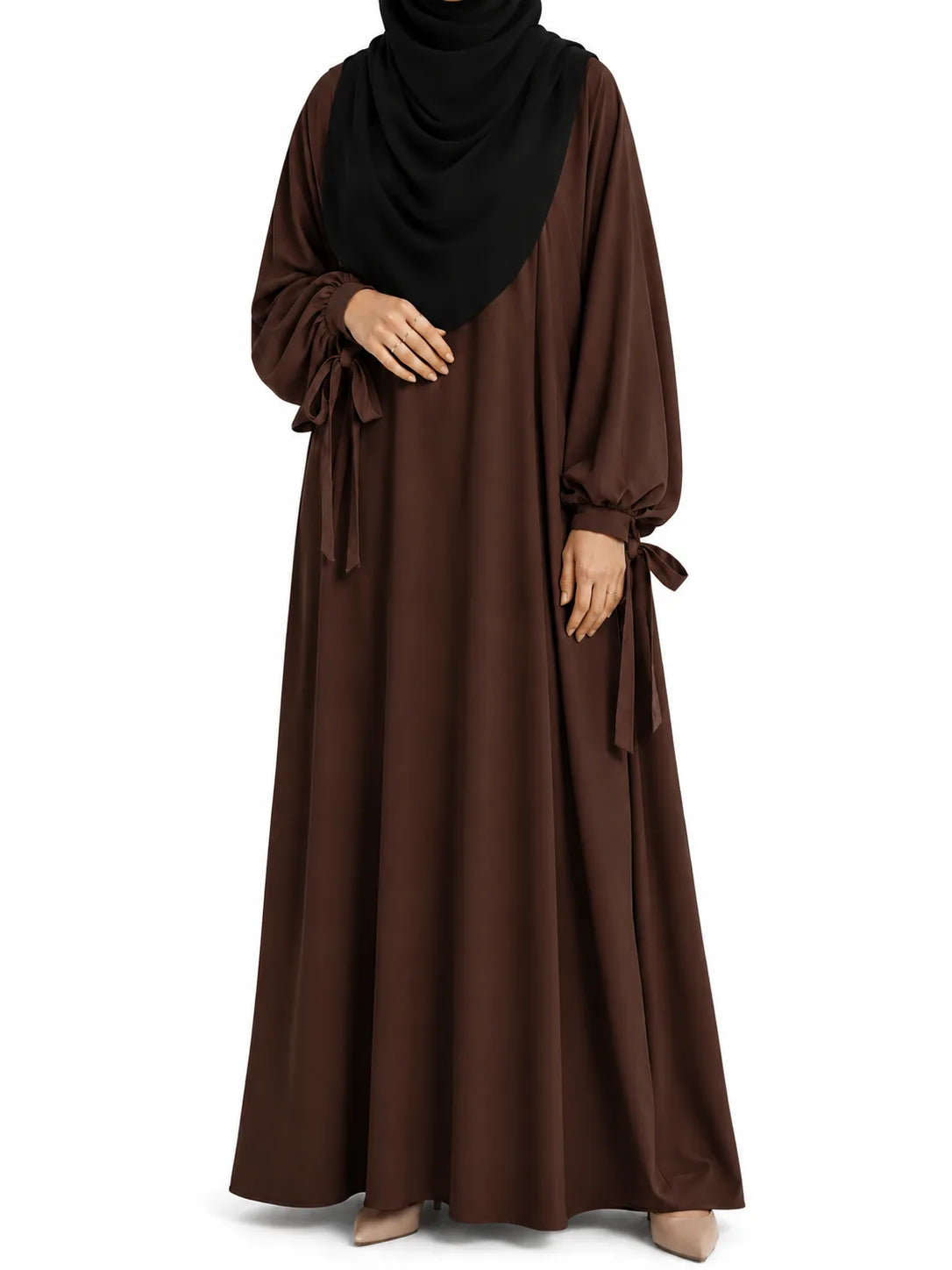 Brown Rahma Nursing Abaya