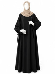 Black Rahma Nursing Abaya