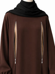 Brown Rahma Nursing Abaya