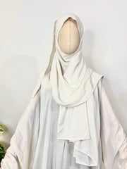 White Prayer Abaya