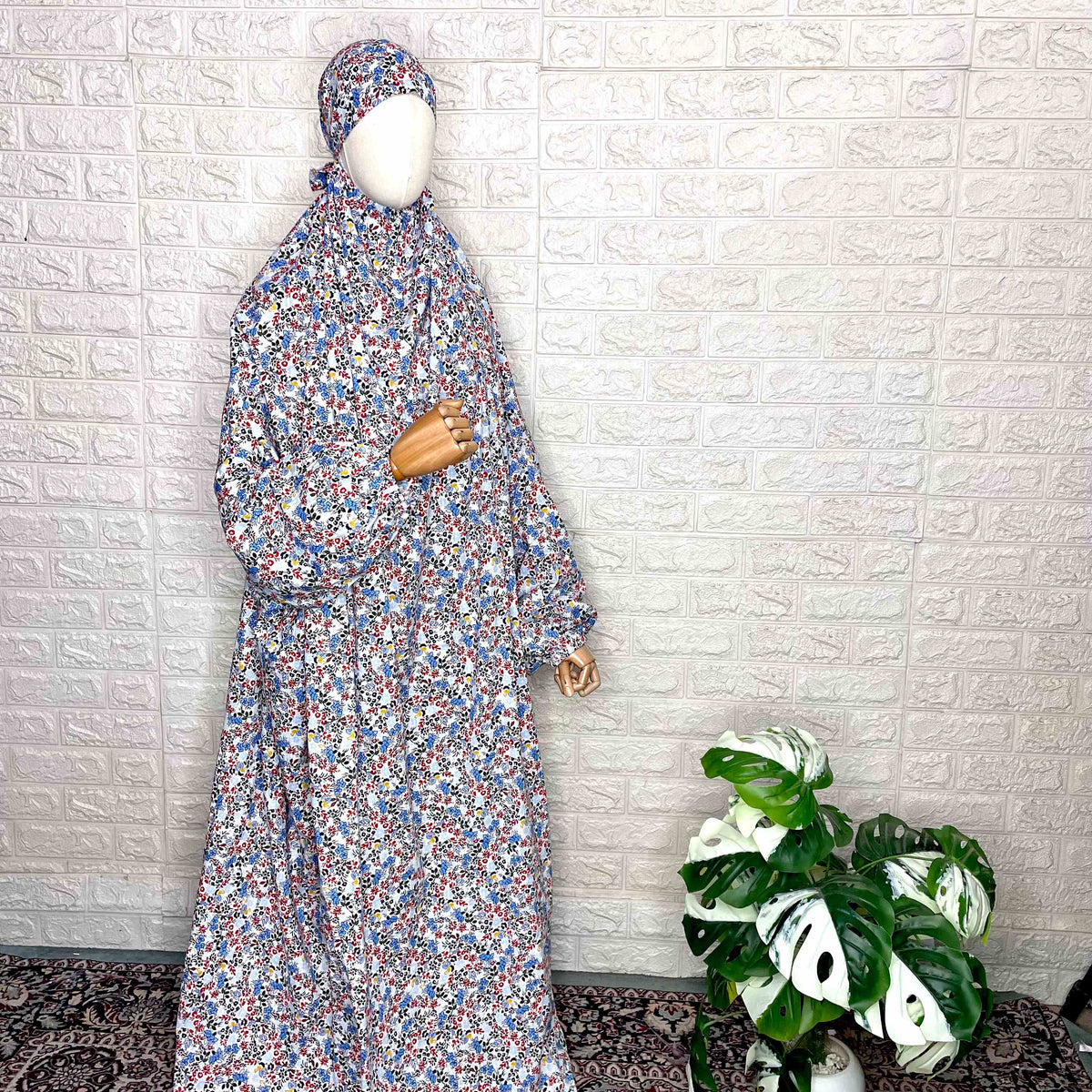 Mix Cotton Prayer Jilbab