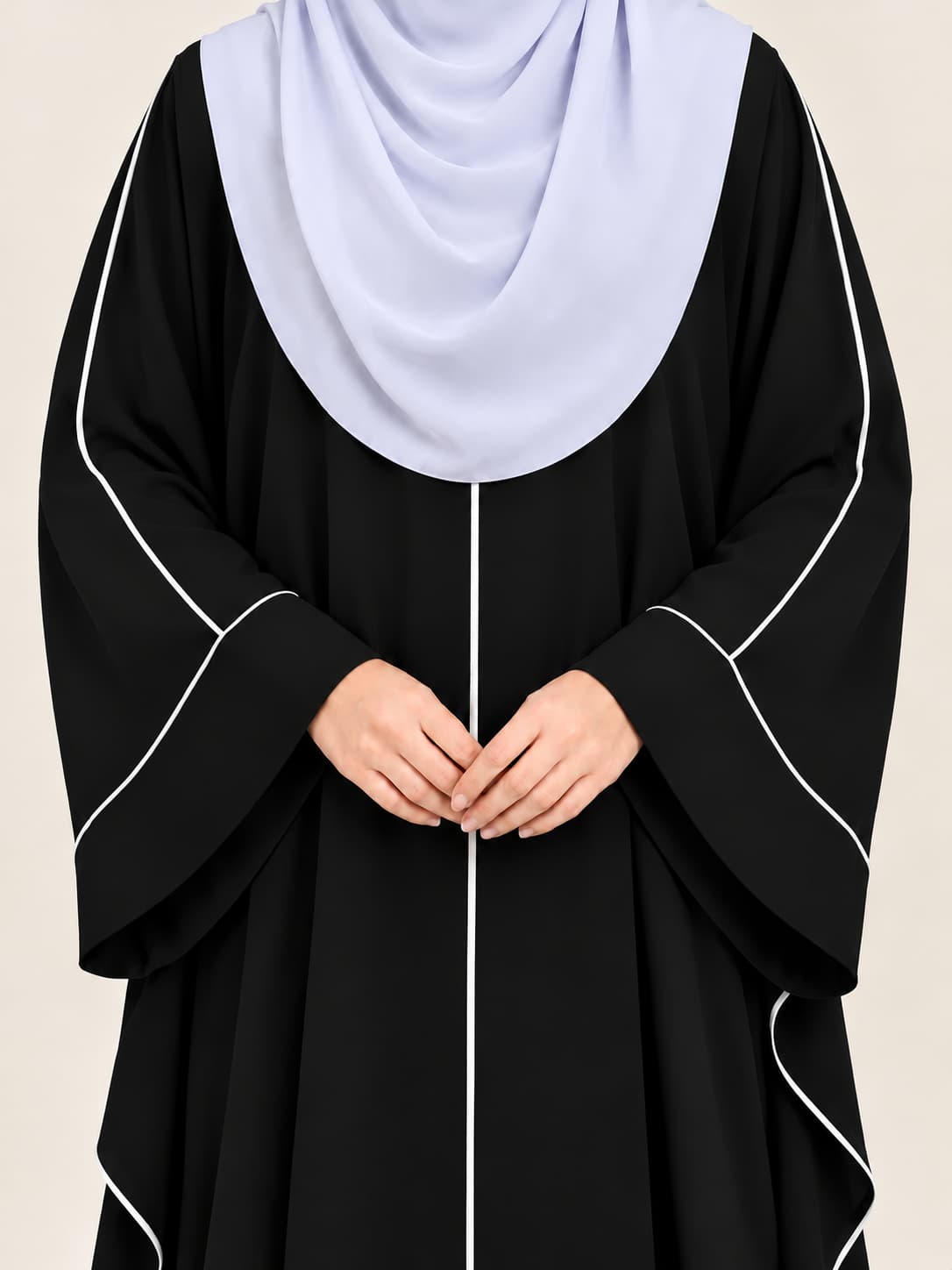 Kaftan Abaya With Piping