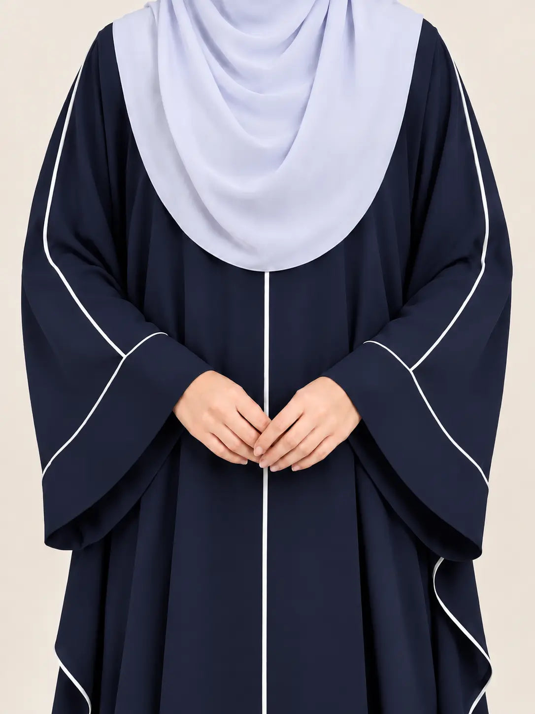 Kaftan Abaya With Piping