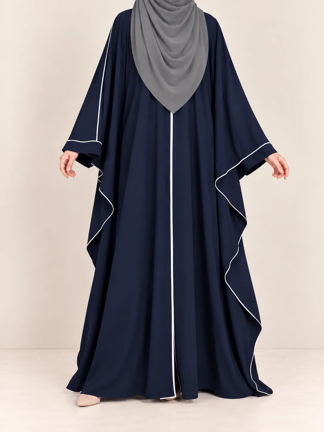 Kaftan Abaya With Piping
