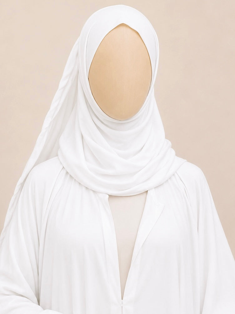 White Prayer Abaya