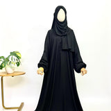 Black Full Prayer Dress With Dupatta