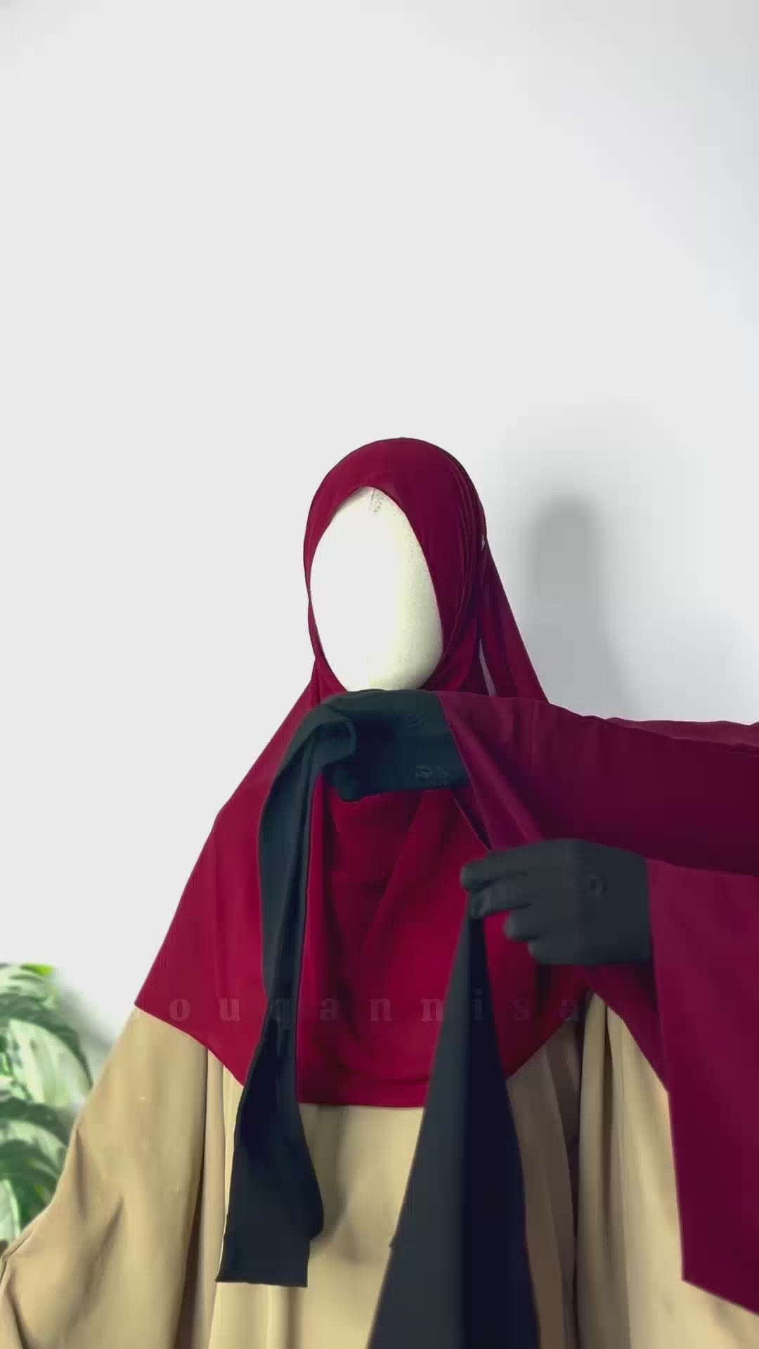 Two in one niqab