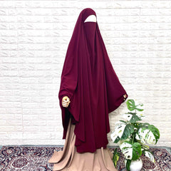 Maroon Awrah Khimar