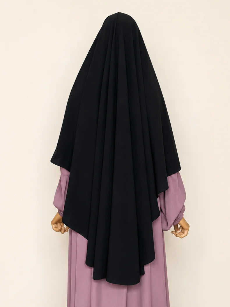 Cey Crush Black Round Khimar