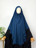Crystal Blue Round Khimar