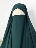 Hunter Green Round Khimar