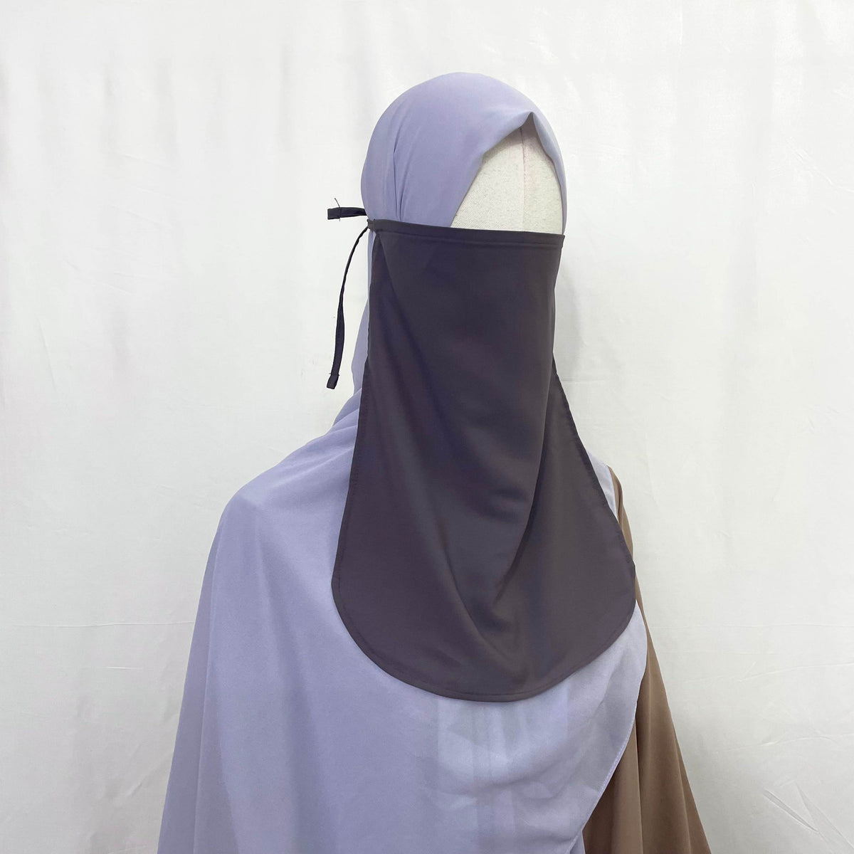 Lavender Round Half Niqab