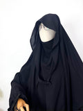 Black Saudi Jilbab
