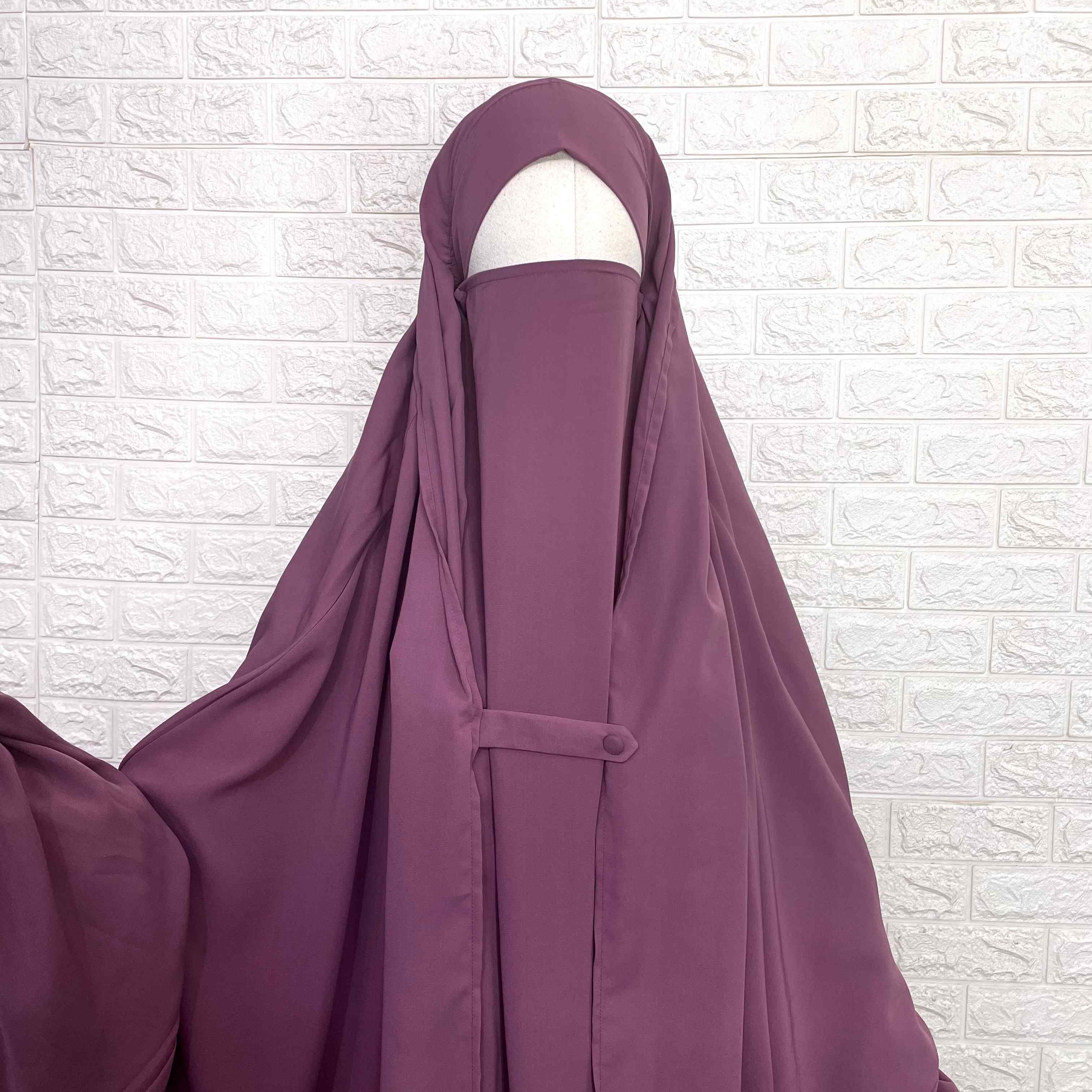 Dusty Mauve Saudi Jilbab