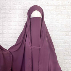 Dusty Mauve Saudi Jilbab