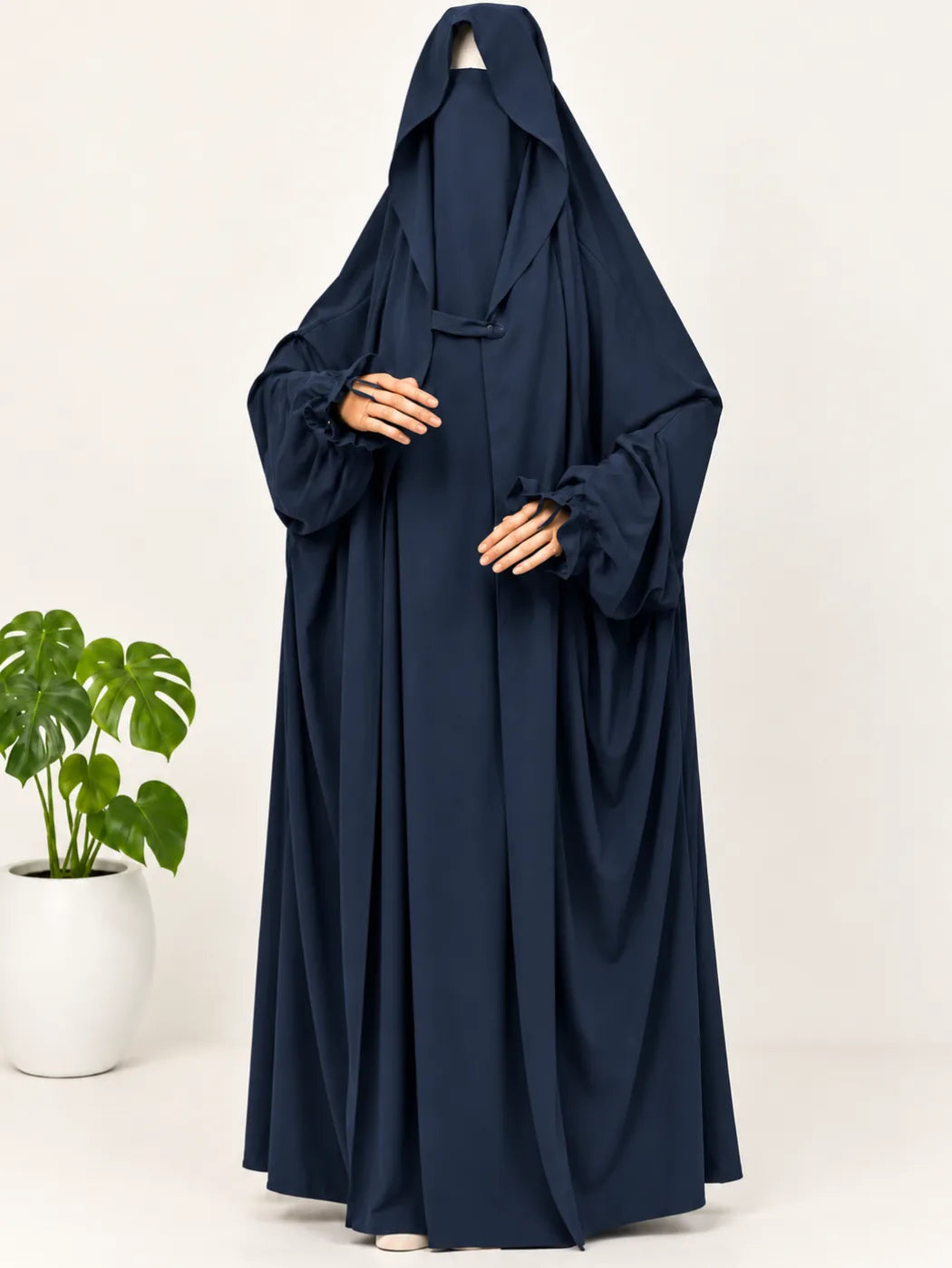 Crystal Blue Saudi Jilbab