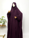 Plum Saudi Jilbab