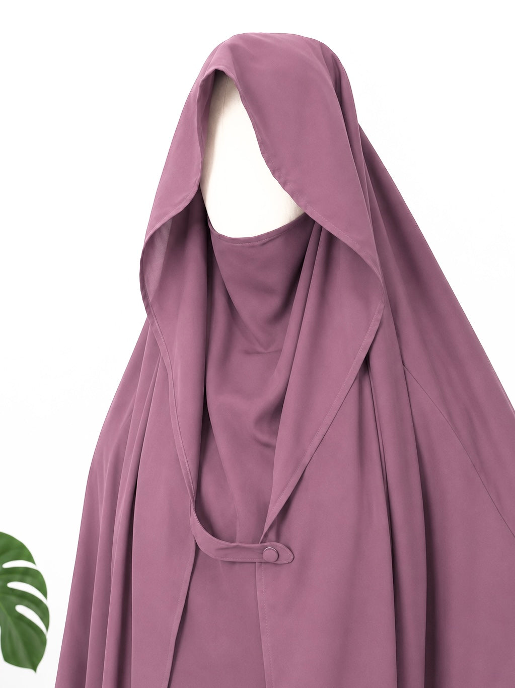 Dusty Mauve Saudi Jilbab