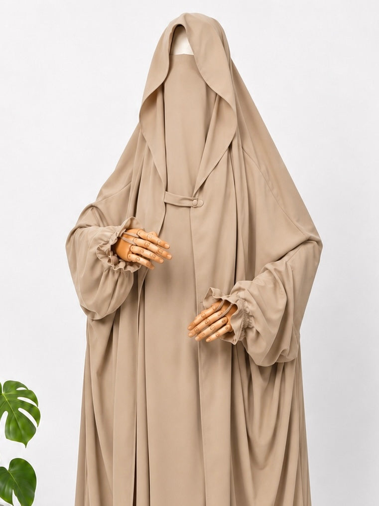 Beige Saudi Jilbab