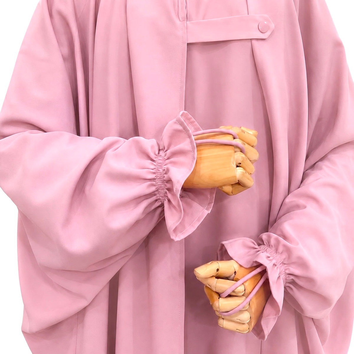 Pastel Pink Saudi Jilbab