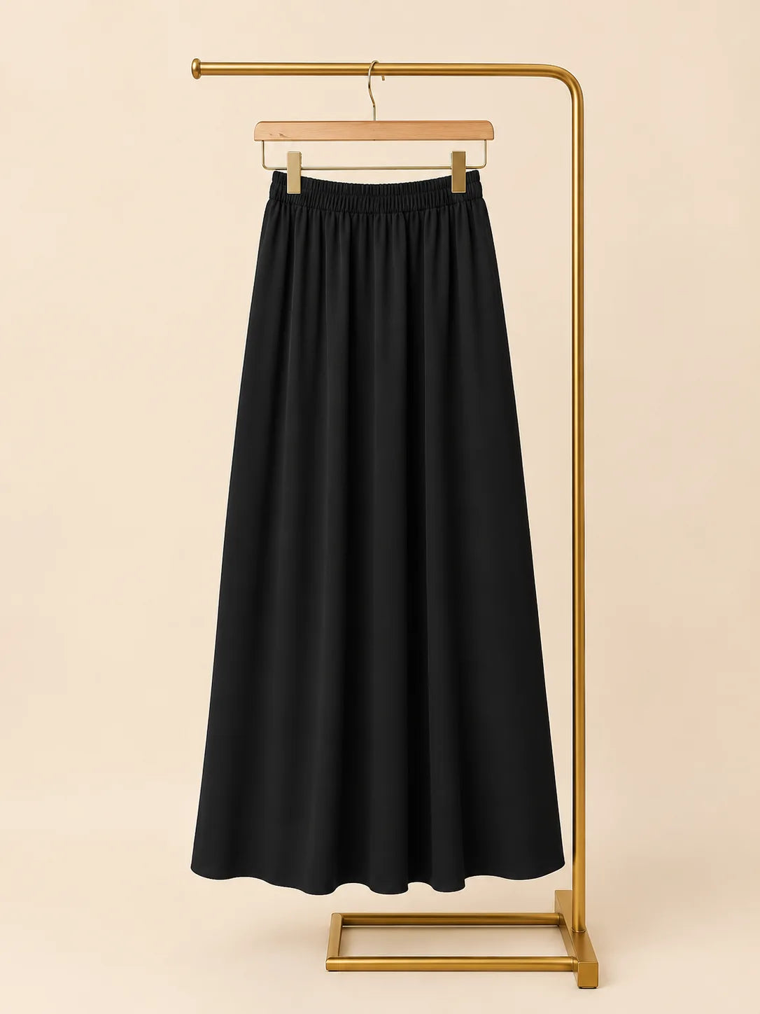 Black Two Pc Jilbab With Skirt