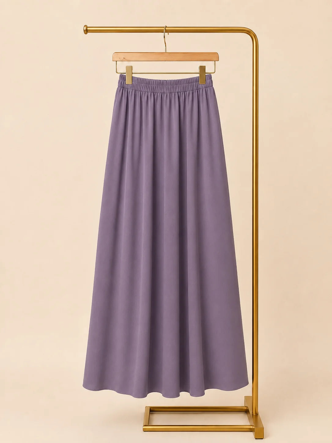 Lavender Two Pc Jilbab With Skirt