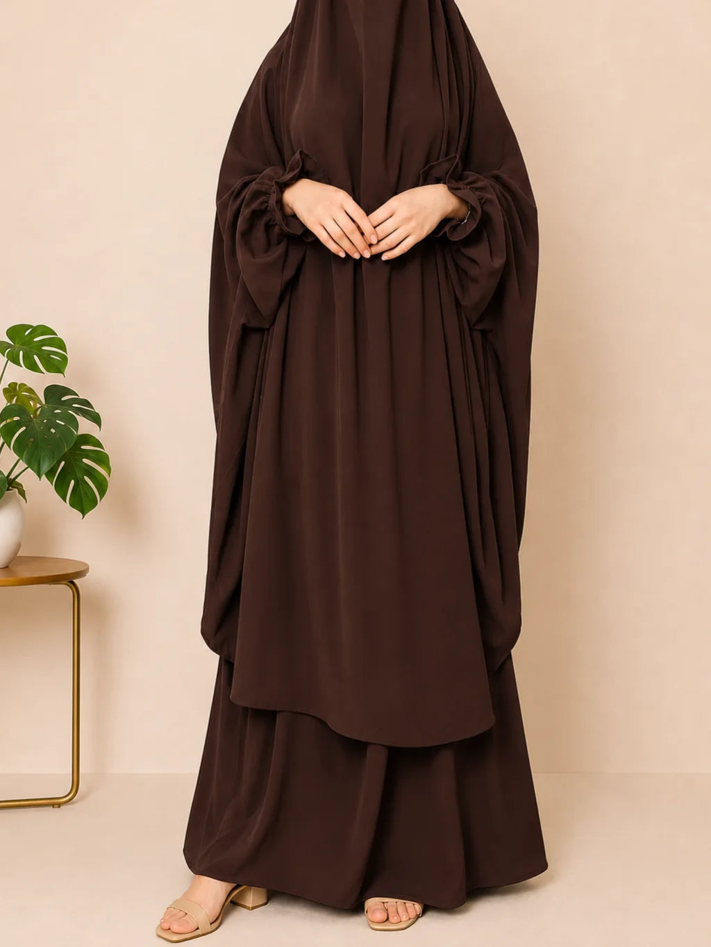 Brown Two Pc Jilbab