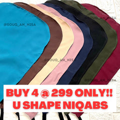 Round Half Niqabs
