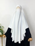 White Round Khimar
