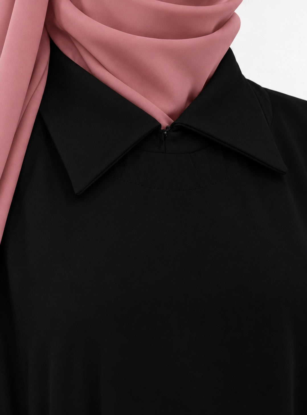 Black Zeenat Abaya With Cape