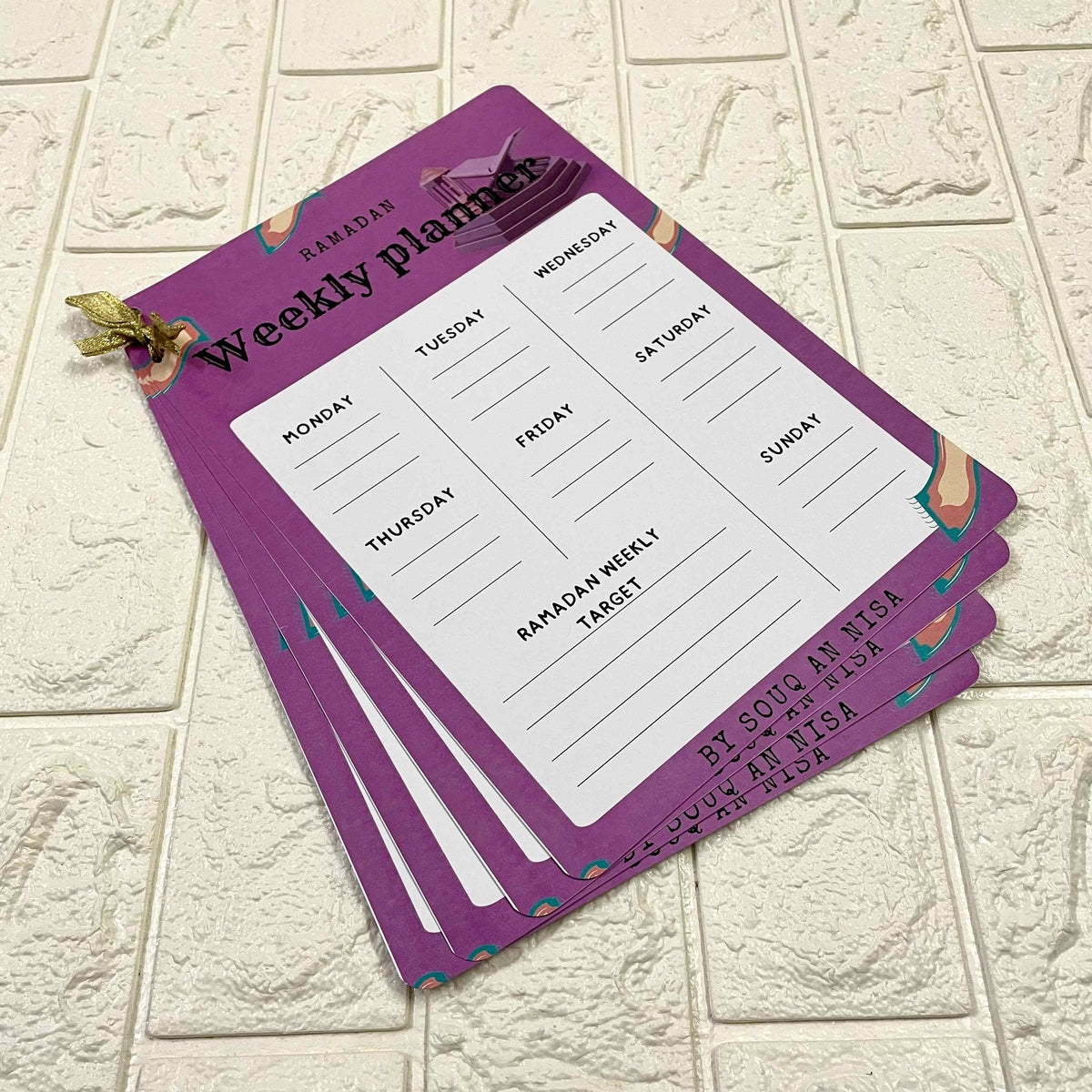 4 Weekly Planner Sheet