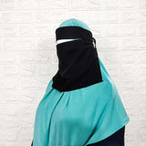 Black Short Niqab