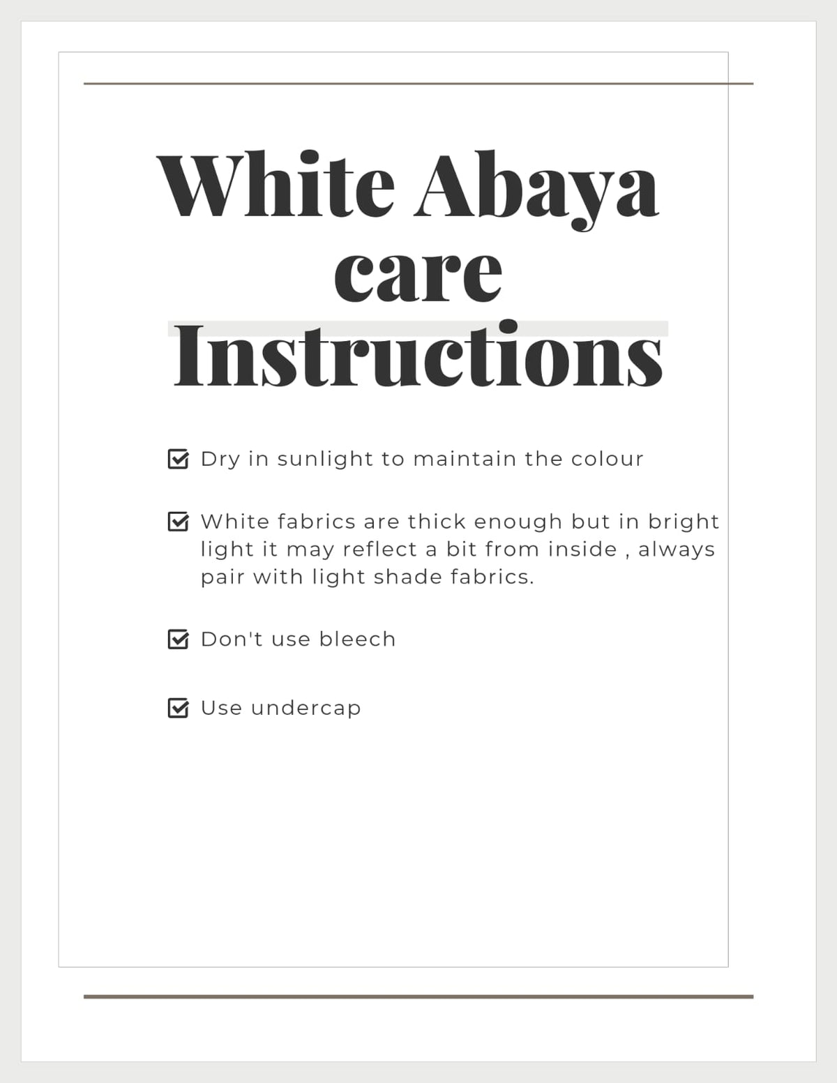 White jilbab with smocked sleeves